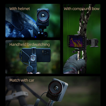 Thermal Imaging Camera Infrared Mobile Phone Infrared Thermal Camera Outdoor Hunting Night Vision Thermal Imager 50Hz High Frame Rate