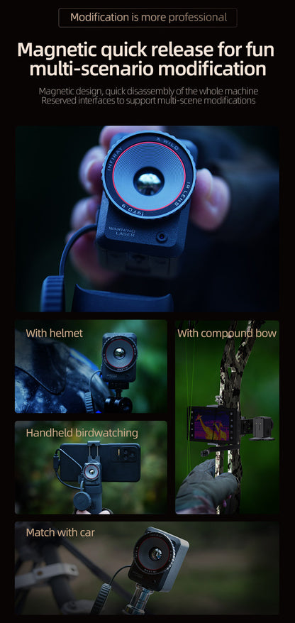 Thermal Imaging Camera Infrared Mobile Phone Infrared Thermal Camera Outdoor Hunting Night Vision Thermal Imager 50Hz High Frame Rate