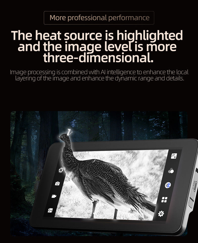 Thermal Imaging Camera Infrared Mobile Phone Infrared Thermal Camera Outdoor Hunting Night Vision Thermal Imager 50Hz High Frame Rate