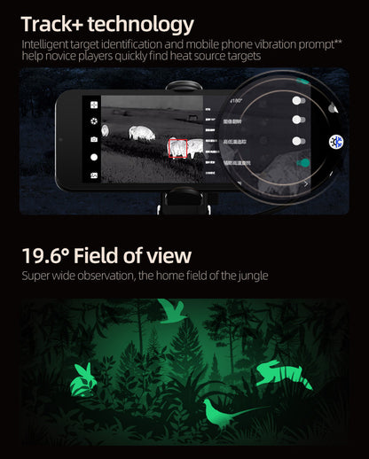 Thermal Imaging Camera Infrared Mobile Phone Infrared Thermal Camera Outdoor Hunting Night Vision Thermal Imager 50Hz High Frame Rate