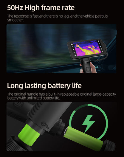 Thermal Imaging Camera Infrared Mobile Phone Infrared Thermal Camera Outdoor Hunting Night Vision Thermal Imager 50Hz High Frame Rate